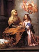 Bartolome Esteban Murillo St Anne and the small Virgin Mary Germany oil painting artist